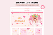 Fun and Colorful Shopify Theme, a Shopify Template by Sky and Stars (Thumbnail 1 of 8)