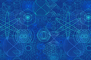 {Sacred Geometry} Vector PATTERNS, a Texture Graphic by ekaart (Thumbnail 7 of 9)