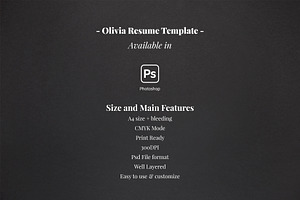 Olivia Resume Template