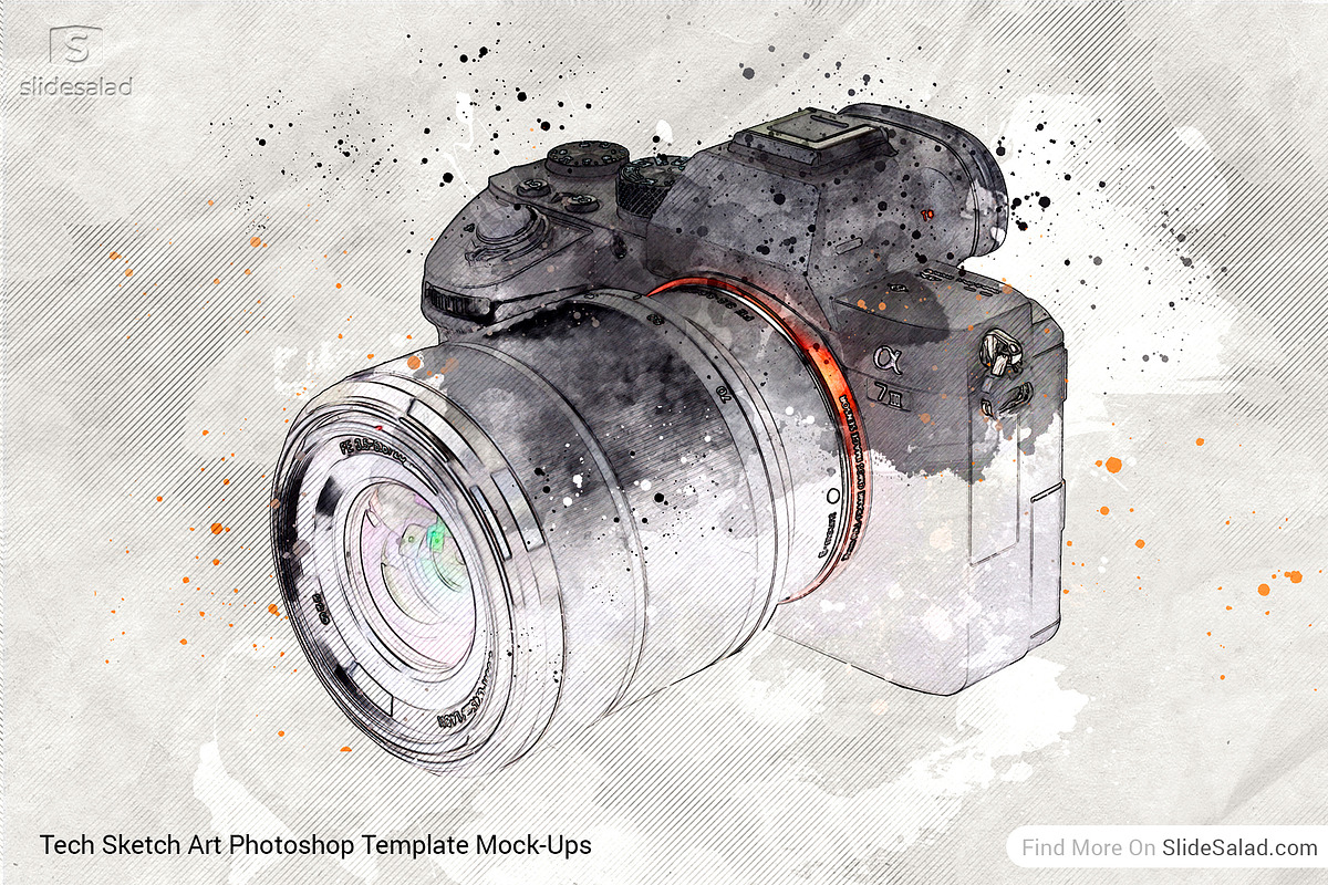 Tech Sketch Art Photoshop Mock-ups, an Action Add-On by SlideSalad (Photo 26 of 27)