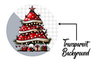 Christmas Tree Clipart Bundle, an Illustration by Pixels.Craft (Thumbnail 2 of 6)