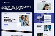 Auditry, Accounting Service Template, a HTML Template by TNCFlow (Thumbnail 1 of 5)