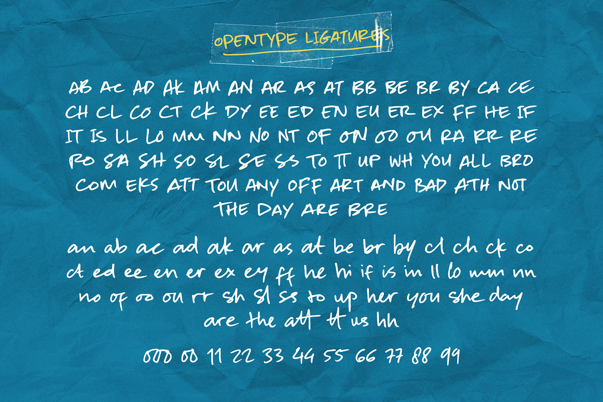 Edgy Note, a Handwritten Font by Negara Studio (Photo 12 of 15)