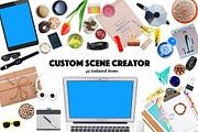 Custom Scene Creator, a Books & Magazine Mockup by Made by Mancie (Thumbnail 1 of 8)
