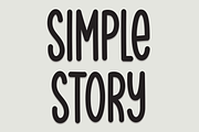 Simple Story | Script Font, a Script Font by Scratchones (Thumbnail 1 of 7)