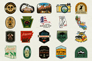20 Camp Adventure Logos Badges SVG, a Branding & Logo Template by JeksonGraphics (Thumbnail 2 of 8)