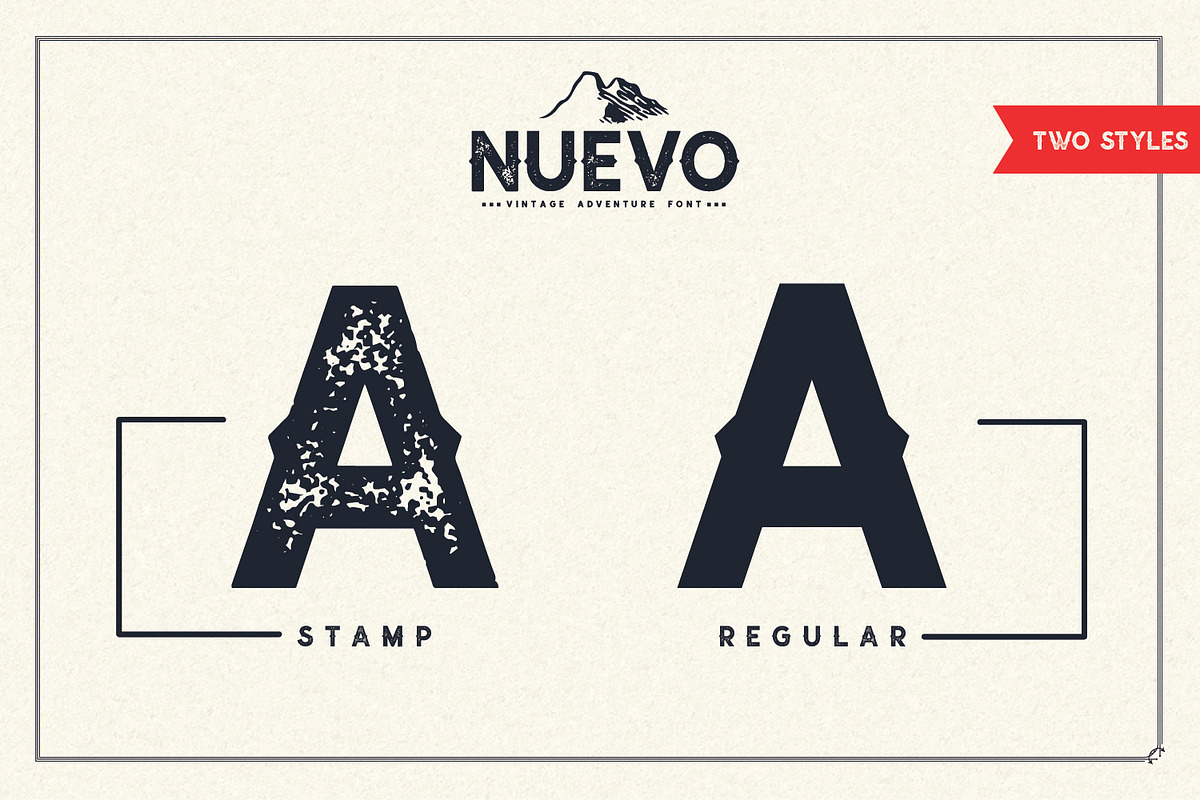 Nuevo - Vintage Adventure Font preview 4