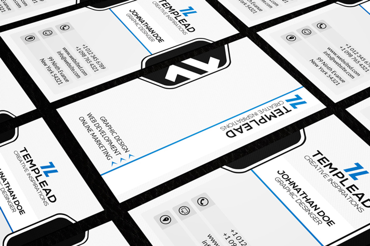 Corporate Business Card CM089, a Business Card Template by annozio (Photo 4 of 4)