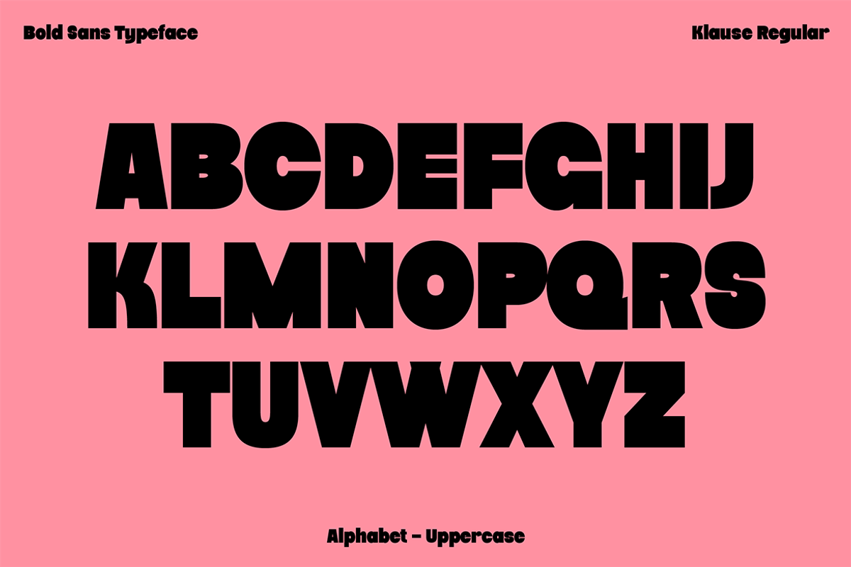 Klause Bold Sans, a Sans Serif Font by GRVS Studio (Photo 3 of 7)