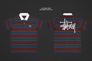 Realistic Polo Shirt Mockup 2