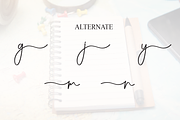 Monday | Script Font, a Handwritten Font by Scratchones (Thumbnail 8 of 9)