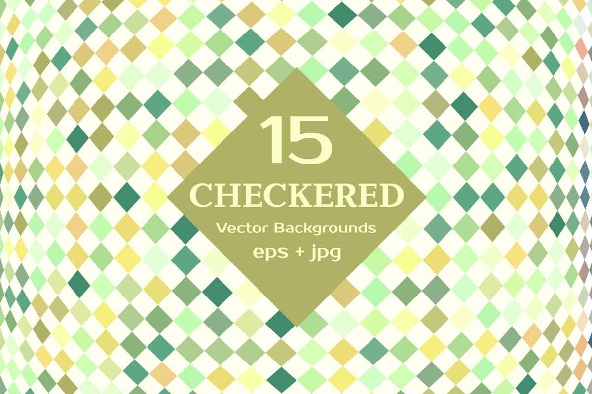 CHECKERED Vector Backgrounds, a Texture Graphic by ekaart (Photo 6 of 7)
