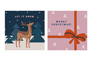 Christmas holiday card designs set, a Seasonal Illustration by Good Studio (Thumbnail 2 of 12)