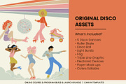 Retro Roller Disco Canva Mega Pack, a Social Media Template by WorkShy Studio (Thumbnail 23 of 24)