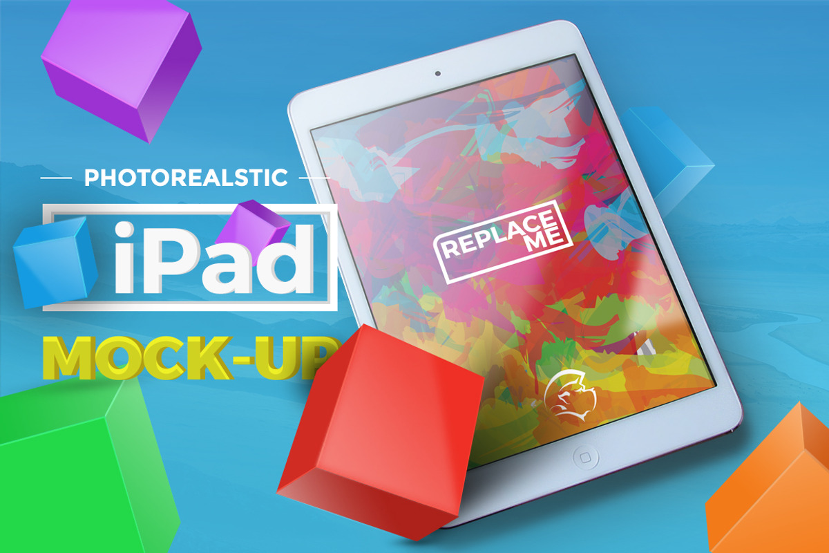 4 Photorealistic iPad Mock-up, an iPad Mockup by Propex (Photo 1 of 5)