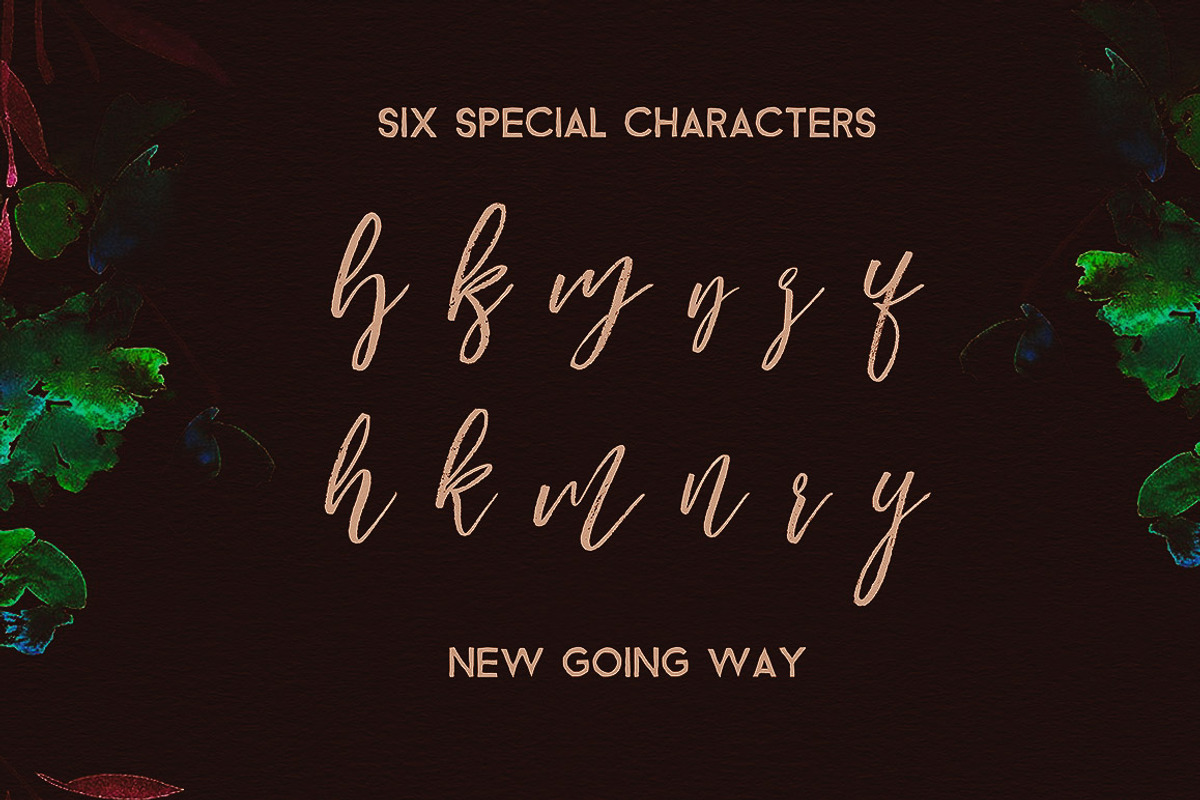 Harmony King - Brush Font preview 4