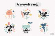 Under the sea cute clipart for kids, an Animal Illustration by Leysan Shayak (Thumbnail 6 of 11)