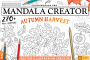 Autumn Harvest Mandala Creator, a Plug-in Add-On by Drifter Studio (Thumbnail 1 of 12)