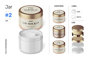 Cosmetic jar mockups bundle, a Packaging Mockup by Smarty Mockups (Thumbnail 6 of 28)