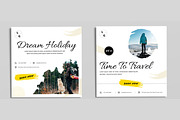 Travel Social Media Post Layout, a Social Media Template by ContestDesign (Thumbnail 5 of 6)