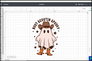 Boot Scootin Spooky PNG SVG, a Graphic by BeeCraftR (Thumbnail 1 of 3)