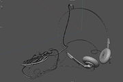 Retro cassette recorder, an Object 3D Model by Snji | 3D Models (Thumbnail 13 of 13)
