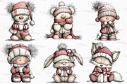 Whimsical Christmas Clipart, an Illustration by Craft Nest (Thumbnail 3 of 6)