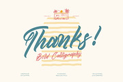 Kamperly Vacation Bold Calligraphy, a Script Font by stylishtype.co (Thumbnail 15 of 15)