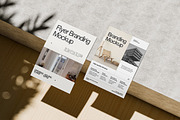 Realistic Flyer Branding Mockup, an Advertising Mockup by SimpangGraphics (Thumbnail 4 of 5)