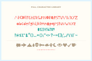 Cute Papercut Decorative Font, a Handwritten Font by Graphic Spirit (Thumbnail 2 of 8)