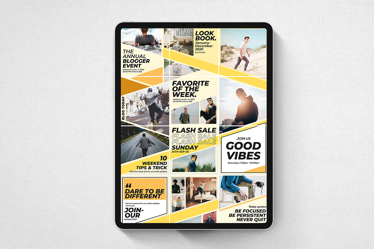 Instagram Puzzle Bold, a Social Media Template by Analogi Studio (Photo 2 of 11)