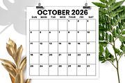 2026 Square 12x12 Large No. Calendar, a Stationery Template by Running With Foxes (Thumbnail 4 of 5)