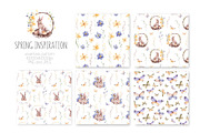 Watercolor Spring Easter Clipart, a Texture Illustration by YuliyaArtGarden (Thumbnail 11 of 12)
