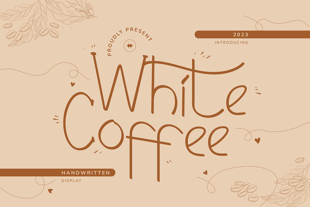 White Coffee Handwritten, a Handwritten Font by infernostudio3 (Photo 1 of 10)
