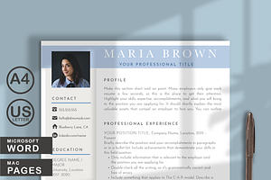 Modern Resume Word Pages