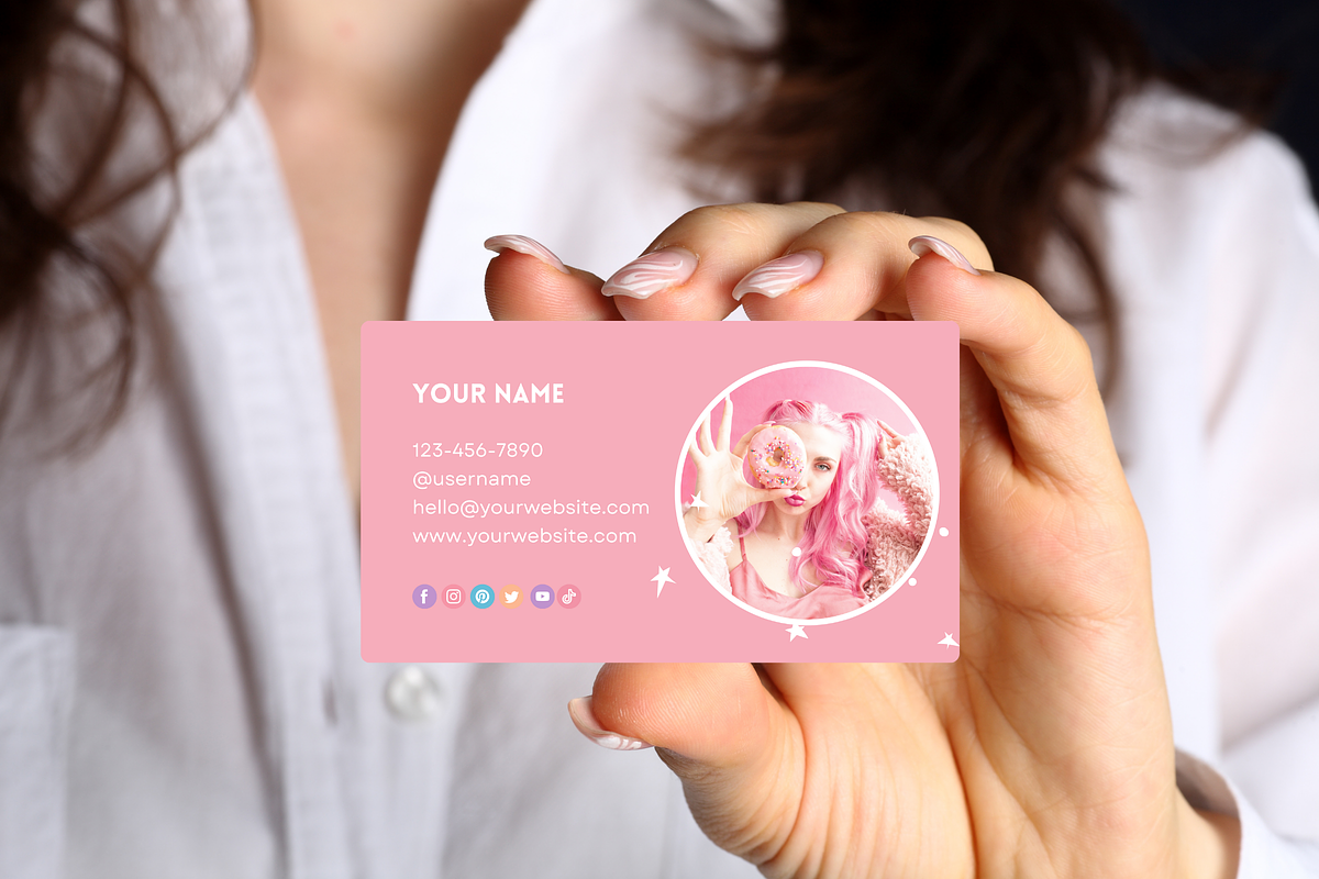 Pastel Business Card Template, a Business Card Template by SunshineStudioBoutique (Photo 5 of 10)