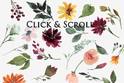 Fall and Winter Flowers Large Bundle, an Illustration by Graphic Blue Bird (Thumbnail 2 of 8)