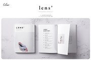 LENS' Photography Portfolio Template, a Magazine Template by Celine Studio (Thumbnail 1 of 12)