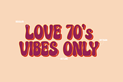 Rose Gold - Groovy Retro, a Symbol Font by Eltypesstudio (Thumbnail 3 of 11)