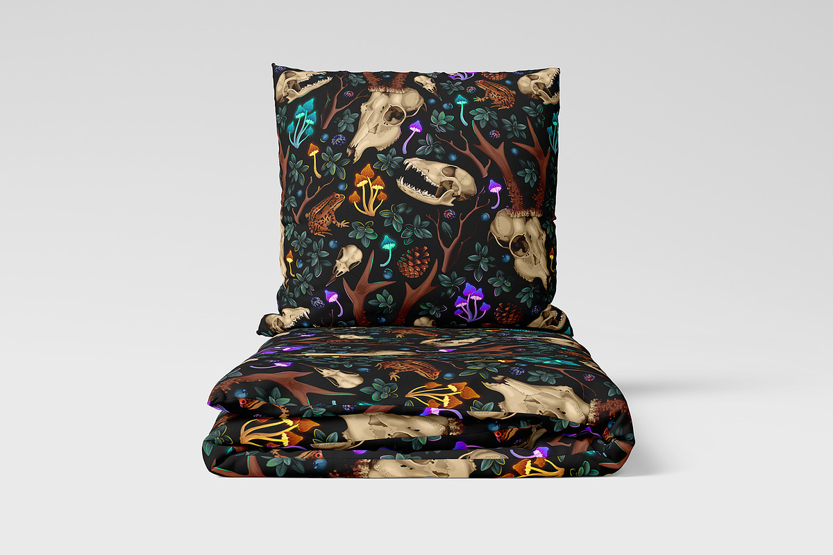 Spellbound Forest Pattern, a Pattern Graphic by GreyLilac (Photo 4 of 8)