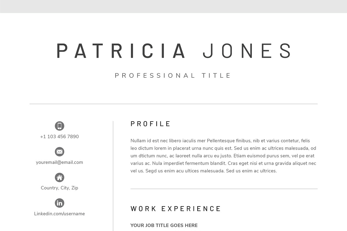 Word Resume & Cover Letter Template, a Resume Template by DemeDesign (Photo 6 of 6)