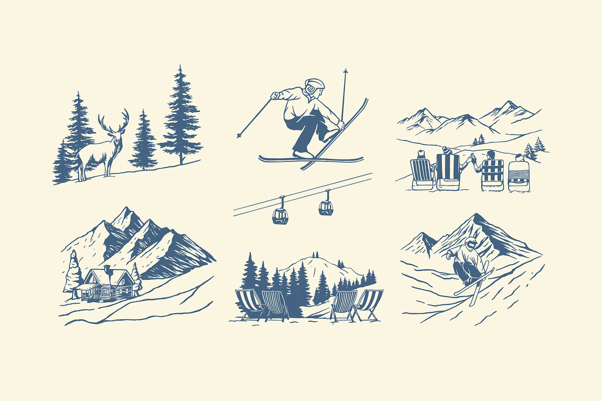 Winter Graphic, a Seasonal Illustration by Skilline Supply Co. (Photo 5 of 11)