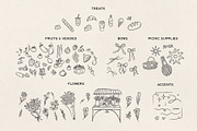 Farmer's Market Hand Drawn Elements, an Illustration by Claire Emery Designs (Thumbnail 4 of 5)