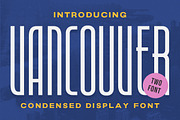 Vancouver - Condensed Display Font, a Font by Letterhend Studio (Thumbnail 1 of 9)