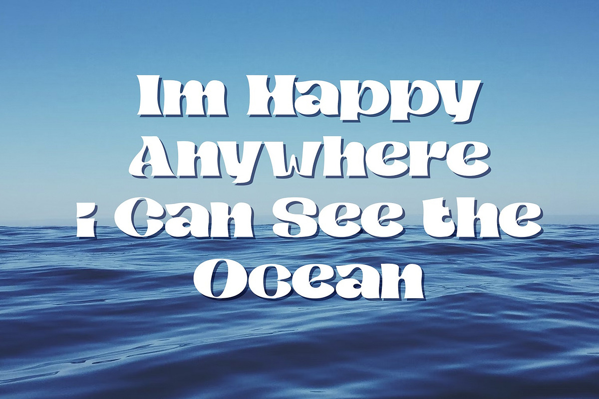 Mibaguy - Decorative Display Font, a Sans Serif Font by StringLabs (Photo 8 of 9)