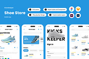 KicksKeeper - Shoe Store Mobile App, an App Template by twinstd (Thumbnail 1 of 5)