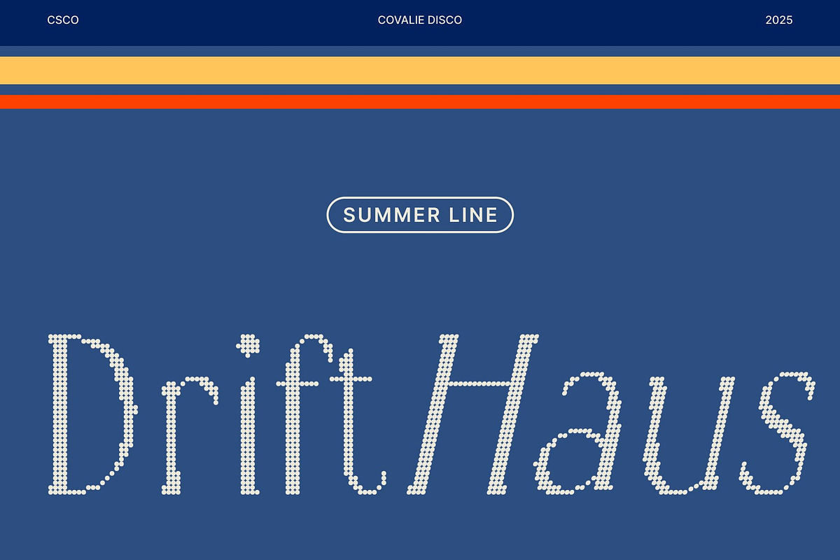 Covalie Disco, a Serif Font by Craft Supply Co. (Photo 2 of 8)