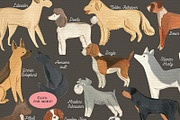 47 Hand Painted Dogs, an Animal Illustration by Flora+Bear (Thumbnail 3 of 6)
