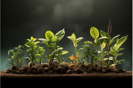 Sprawling Growing green plants field, a Nature Photo by Ylivdesign