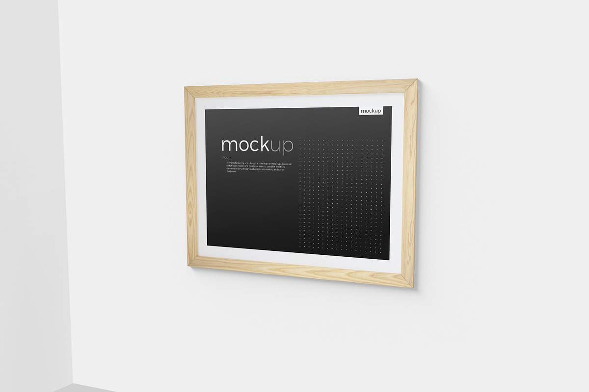 Framed Picture Mockup, a Print Template by KIPET (Photo 14 of 14)